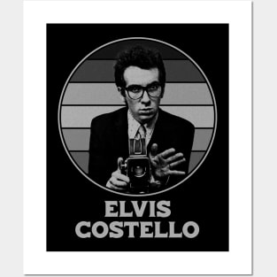 retro Elvis Costello Posters and Art